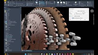 Kings Rotary Gear Clock Prototype (Frame Hidden)