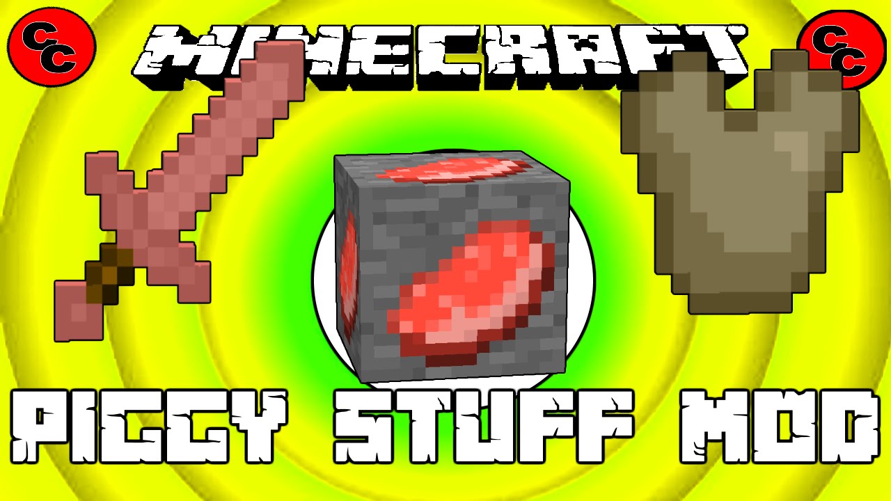 Minecraft Mods: " Piggy Stuff Mod 1. 8. 9 " - YouTube