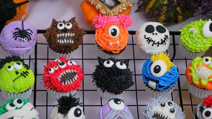 Muffins à la pâte de coing - Déco cupcakes d'Halloween 