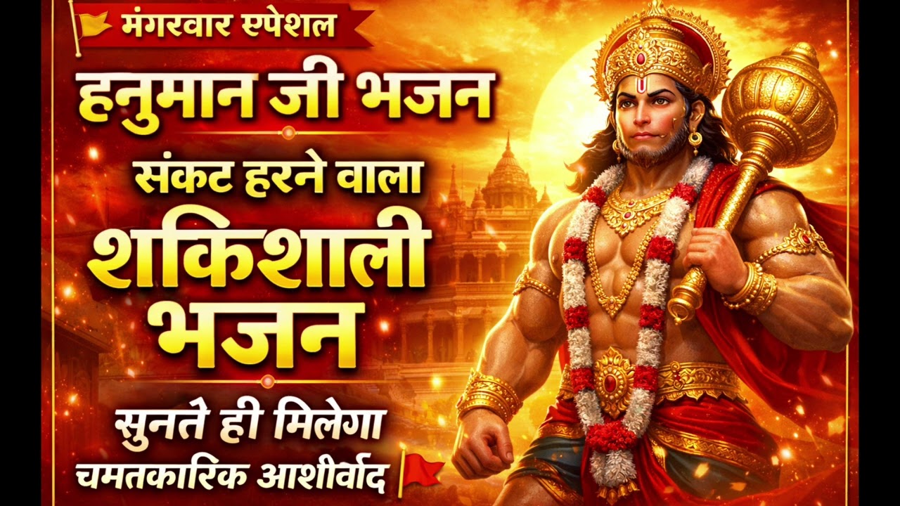 संकटमोचन हनुमान भजन | सुनते ही मिलेगा आशीर्वाद | Powerful Hanuman Bhajan