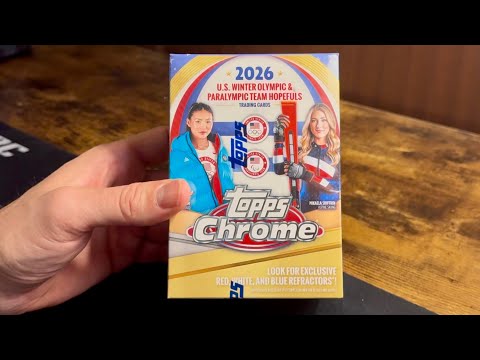 RIPPING NOW!! 2026 Topps Chrome US Olympic & Paralympic Hopefuls Cards!