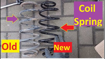 How To Change A Rear Coil Spring On A Toyota Yaris !!!!