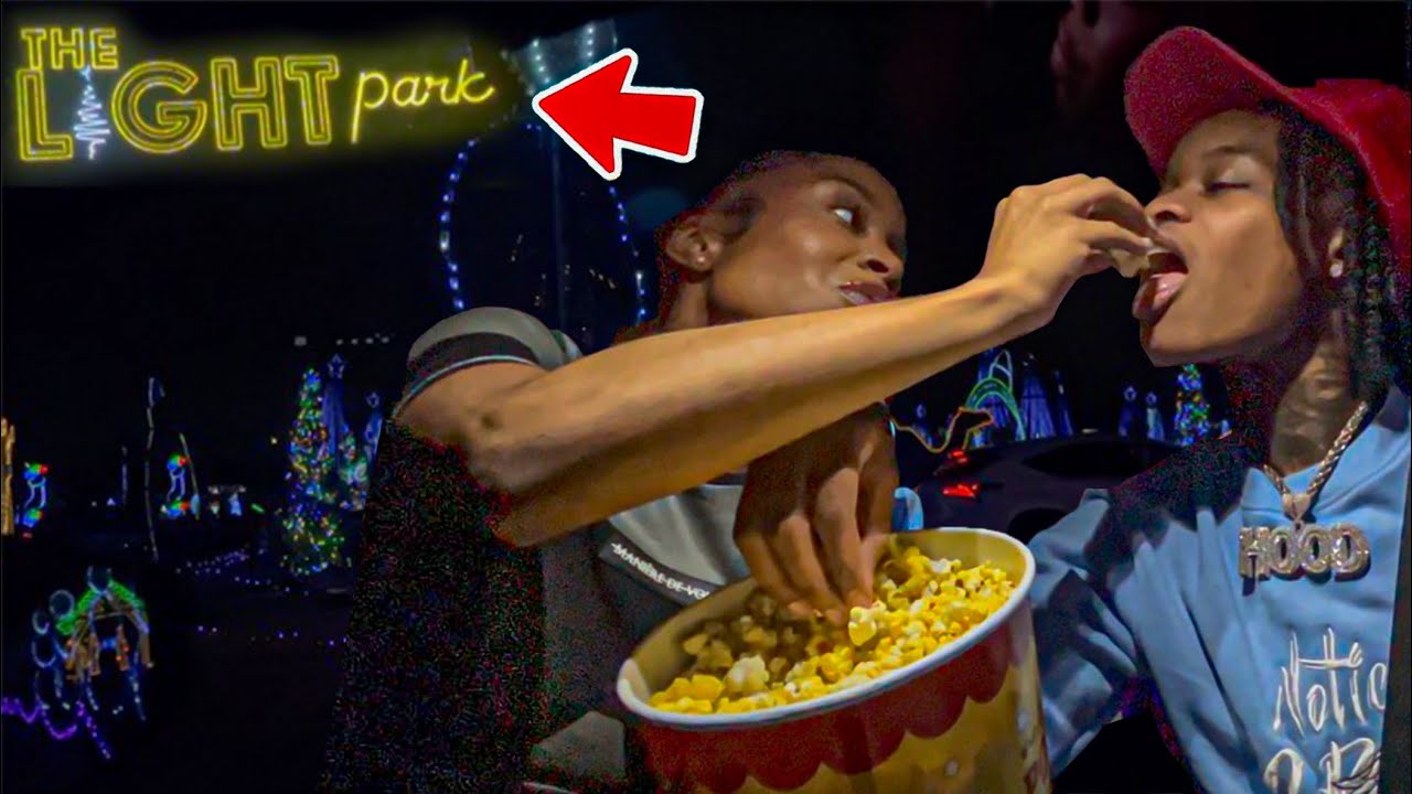 I Took Crystal On a Christmas LIGHT SHOW DATE🎄😍