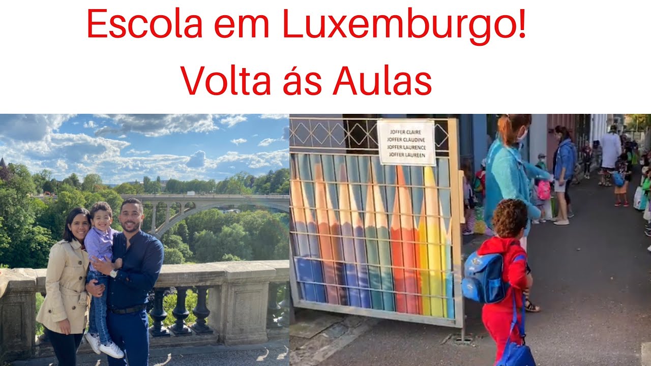 Escola Primária volta às aulas em Luxemburgo 🇱🇺