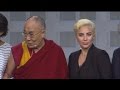 Question and answer with Dalai Lama and Lady Gaga