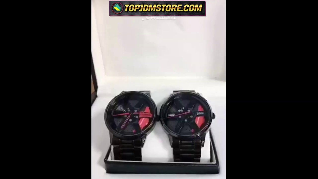 Volk Racing Rim Watch VOLK RACING RAYS CAR RIM MEN'S WRIST WATCH - YouTube