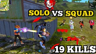 Free Fire Hard Luck gameplay SOLO vs SQUAD) 19 KILLS 😱 JR DON 444