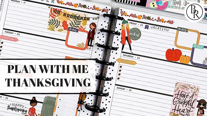 Plan with Me: Thanksgiving | Plans by Rochelle