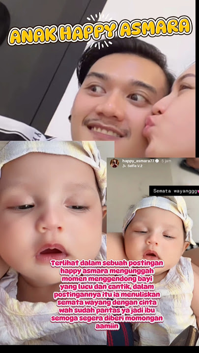 CANTIK DAN LUCU ANAK HAPPY ASMARA DAN GILGA YA #happyasmaraterbaru #gilgasahid