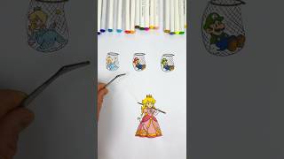 Super Mario Galaxy Easy Rope Correcting Paper Craft Game ☺️ #mario #game #artandcraft