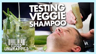 Matt Tries Inventive New Vegetable Slime Shampoo | Food Unwrapped