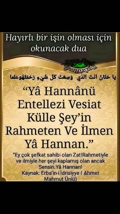 Zor olan işin kolaylaşması için Esma