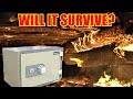 We put a Fireproof Safe in Burning House