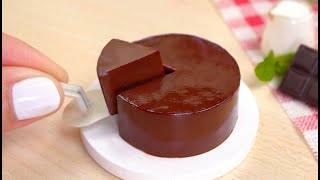 Softest Miniature Chocolate Cake Recipe | Satisfying Tiny Chocolate Dessert Tutorial | Tiny Dessert