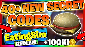 EATING SIMULATOR CODES *FREE COINS AND FOOD* ALL NEW OP SECRET ROBLOX EATING SIMULATOR UPDATE CODES!