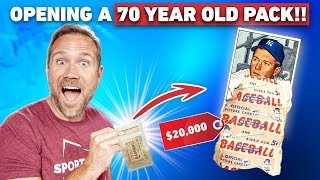 I Just Opened a $20,000 Pack of Cards from 70 YEARS AGO!😳🤩 Ripping 1952 Bowman! screenshot 2