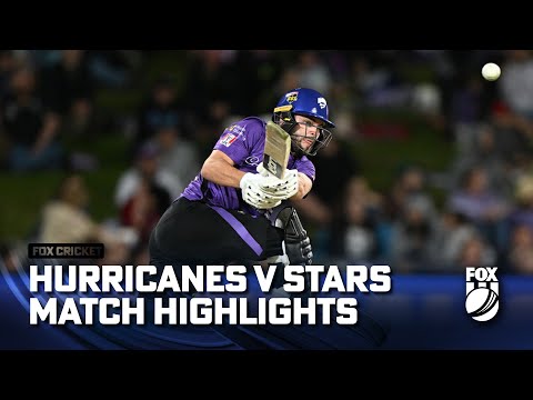 Hobart Hurricanes vs Melbourne Stars - Match Highlights | 09/01/2023 | Fox Cricket