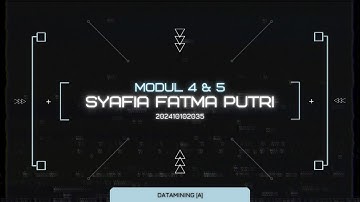 MODUL 4 & 5 Praktikum Datamining | Classification Tree