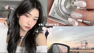 UNI DIARIES 🫧: everyday skincare routine, making tanghulu, little tokyo, studying, good eats, cafes