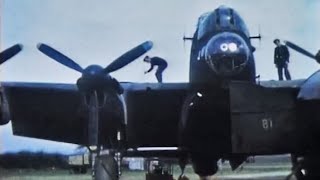 Avro Lancaster  Stock Footage