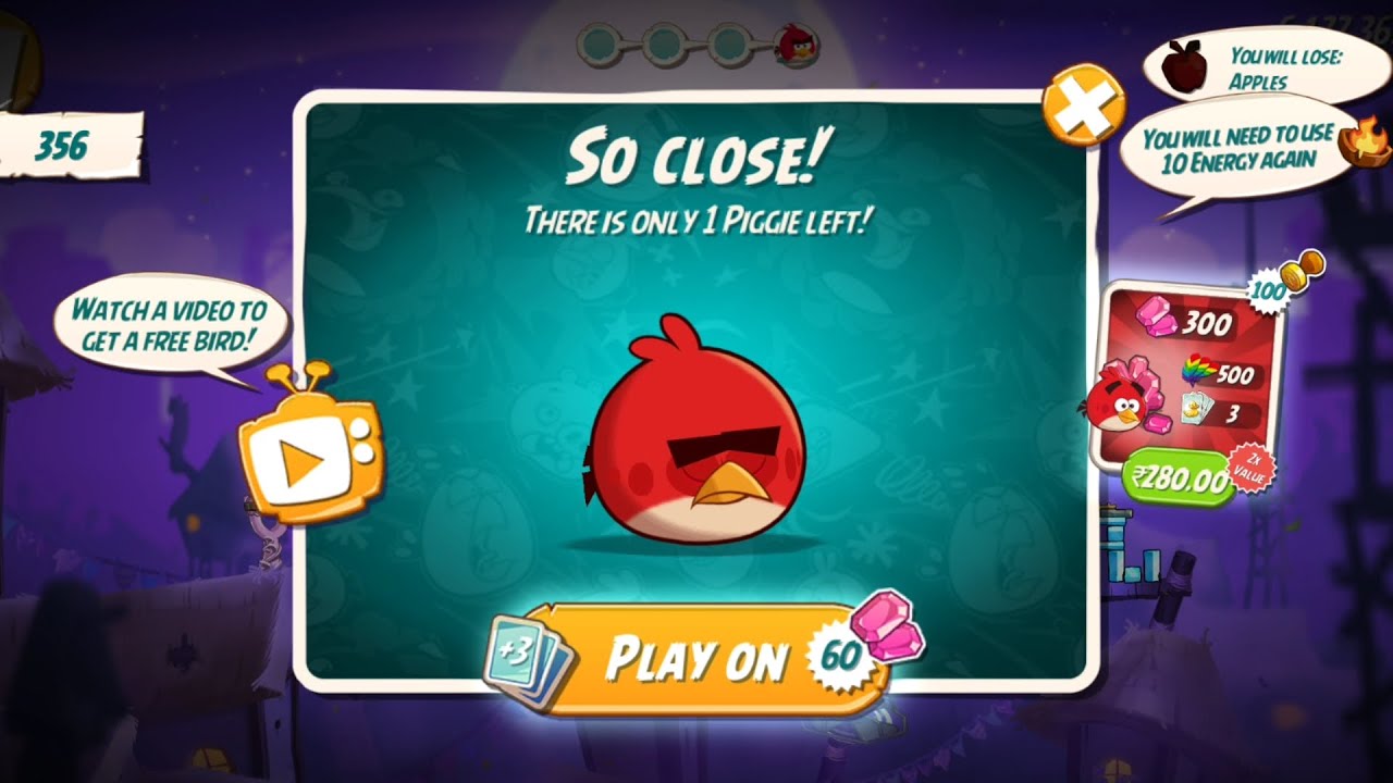Angry Birds 2 | Level 101 Attempt (Lost Gameplay, No Commentary)
