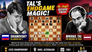 Tal’s Masterclass in the Endgame ♟️ | Shianovsky vs Mikhail Tal screenshot 3