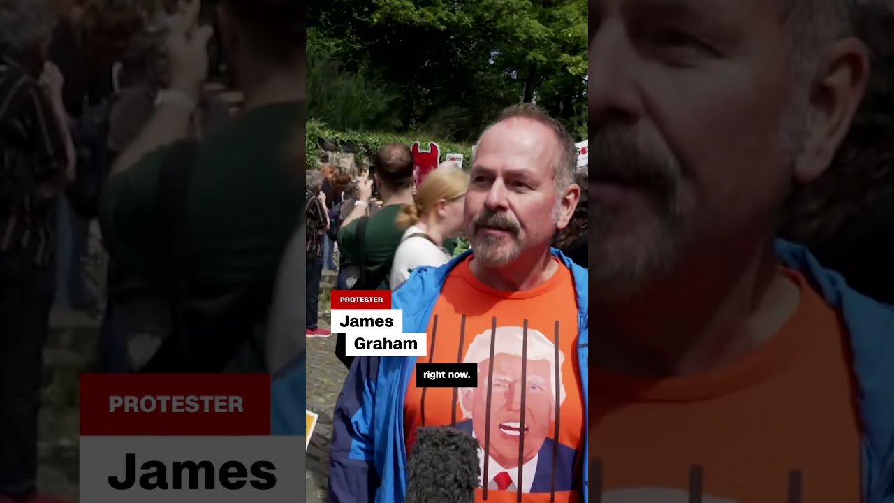 Hundreds Protest Trump S Visit To Scotland