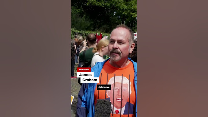 Hundreds protest Trump’s visit to Scotland
