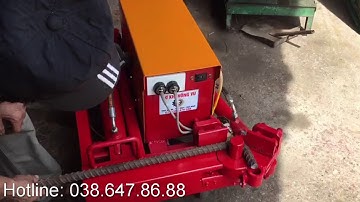 Máy cắt sắt, máy bẻ đai 2 trong 1 Cơ khí Hồng Vũ 038.647.86.88