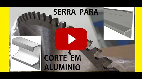 O que posso usar para cortar alumínio?