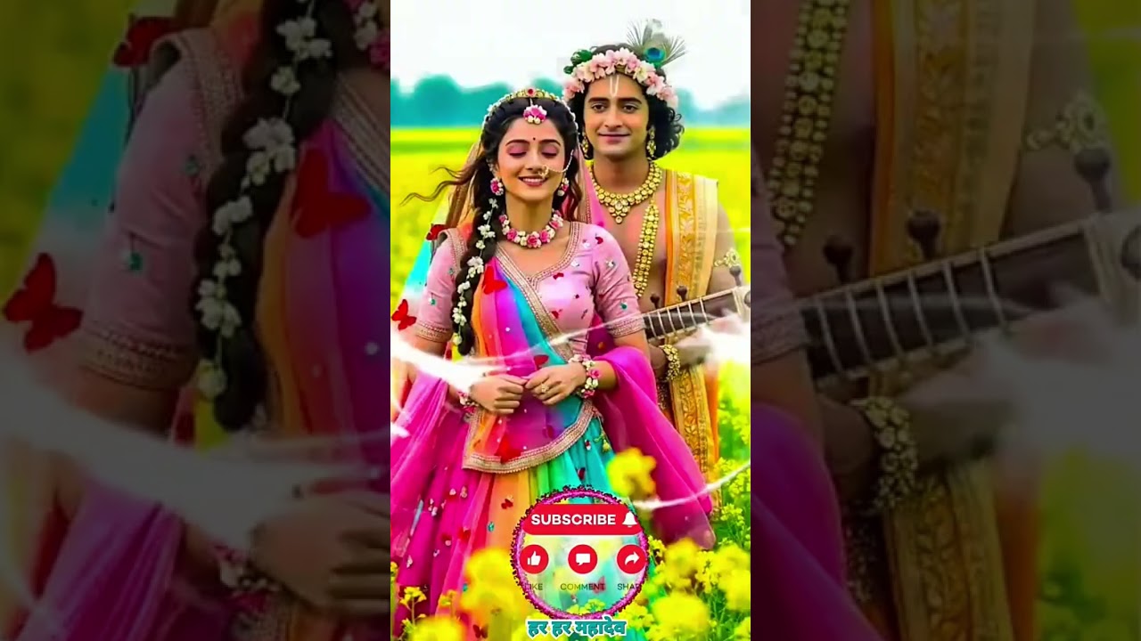 Mai Bawriya Sudh Budh Bhuli_Man Basiya_ Radhe Krishna Status Shorts 
