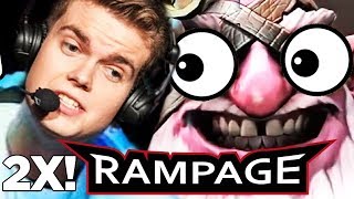 7min - Earliest DOUBLE Rampage in Pro Dota 2 History News
