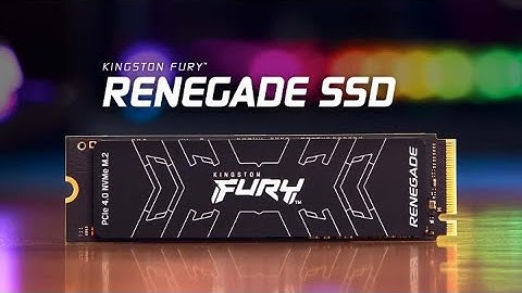 PCIe 4.0 NVMe M.2 高パフォーマンスゲーミング SSD – Kingston FURY Renegade SSD