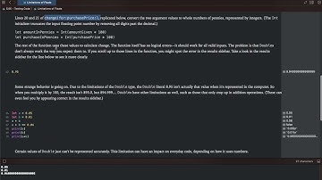 AP CSP Swift - 5.05 - Testing Code - 6 of 7 - Limitations of Floats