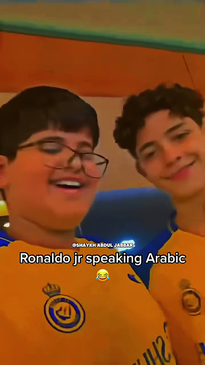 Ronaldo's son is LEARNING Arabic. #islam #islamic #ronaldo