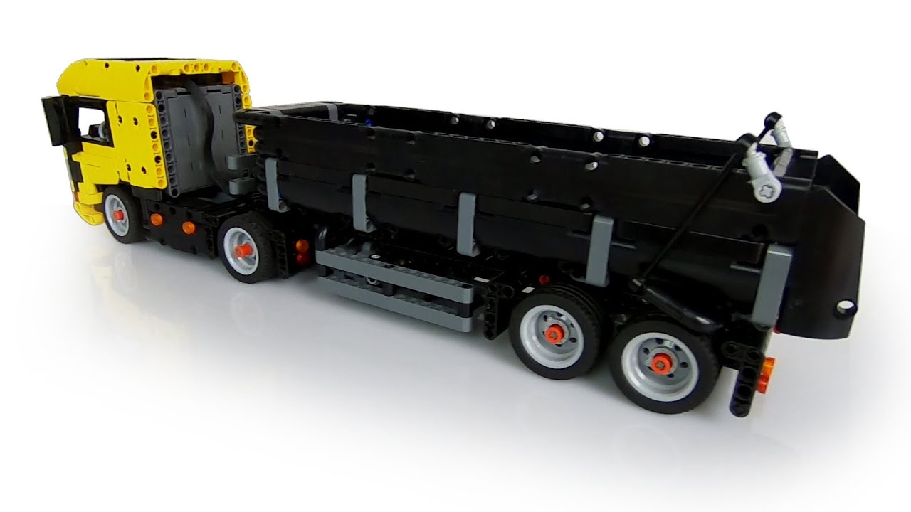 Tipper Trailer prototype for Mini RC European Semi - YouTube