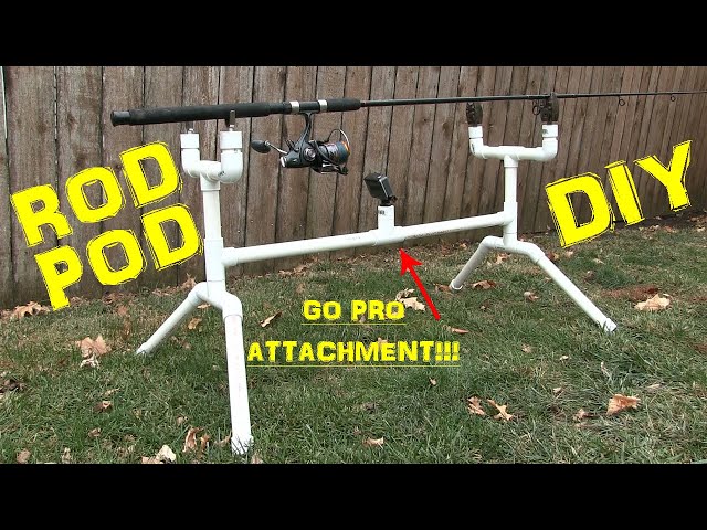 CHEAP & EASY DIY Rod Pod/Holder (Fishing Rod Holder) 