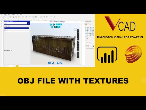 Manage OBJ format with texture in Vcad