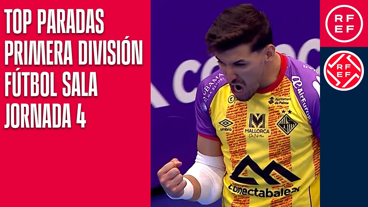 TOP PARADAS Jornada 4 Primera división fútbol sala 2025/26