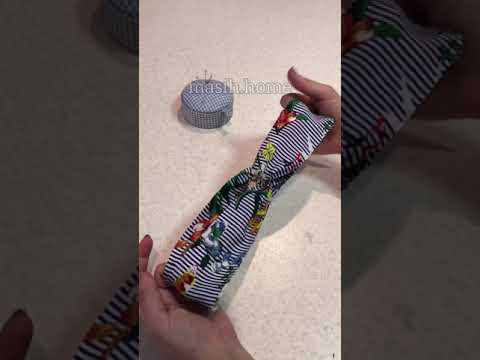 آموزش دوخت توربان دوخت هدبند گره ای