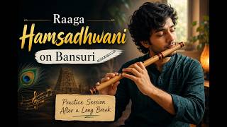 Raaga Hamsadhwani on Bansuri | Practice Session After a Long Break