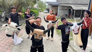 Bantengan Sultan Dan Bantengan Kardus Vicho Dapat Hadiah Bantengan Kebo Bule