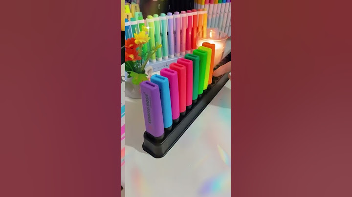 Stabilo Boss x23 colores + Swatch 🤍 #stabilo #studygram #stationery