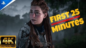 Horizon Forbidden West - First 25 minutes[4K Video]