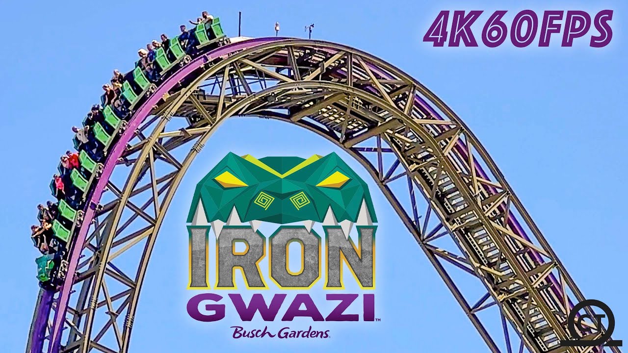 Iron Gwazi Off-Ride Busch Gardens Tampa, FL, 2022 \\ 4K60FPS - No Copyright