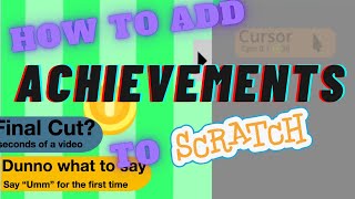 [OUTDATED, CHECK DESCRIPTION] How to add Achievements to Your Scratch Games! Scratch Tutorial Profile