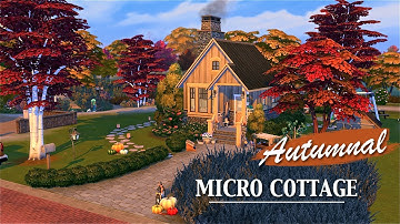 🍂Autumnal Micro Cottage | The Sims 4 Stop Motion Build | No CC