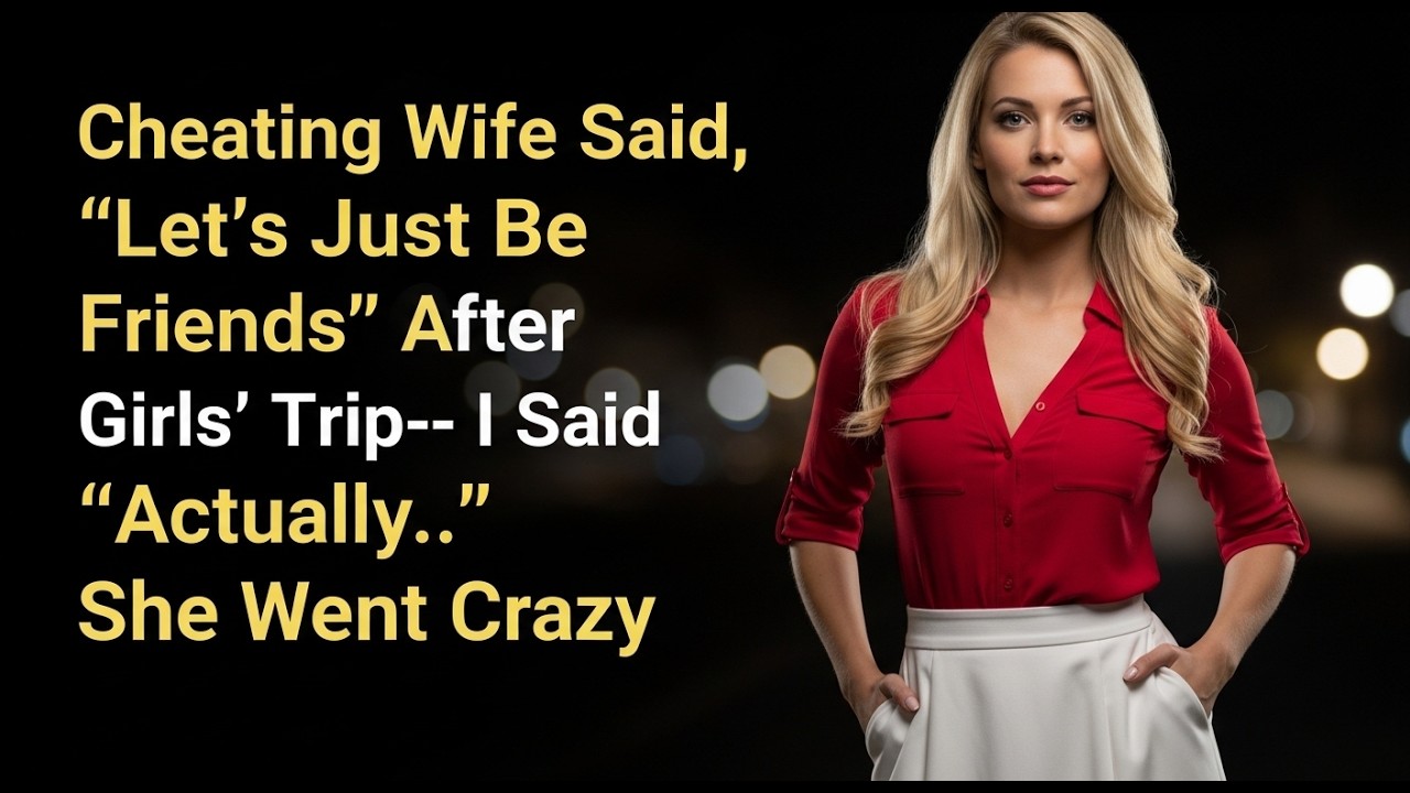 Cheating Wife Said, “Let’s Just Be Friends” After Girls’ Trip—I Said “Actually...” She Went Crazy