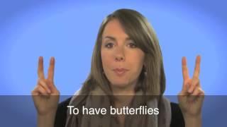 English in a Minute: To Have Butterflies