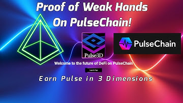 Pulse3D | Proof of Weak Hands on PulseChain! Earn Pulse Dividends | Verified & Secure Smart Contract